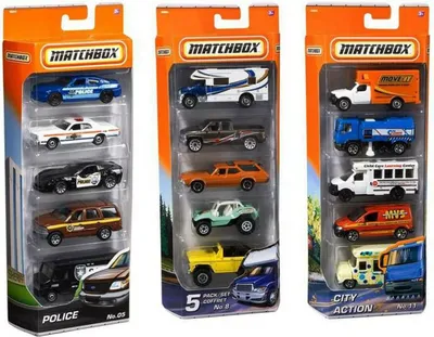 Obrázok produktu pre Darčeková súprava Mattel Matchbox 5 ks