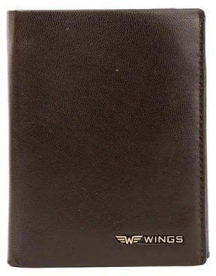 Image de Portefeuille pour hommes - Étui à cartes - Cuir véritable - Protection RFID - 16 compartiments pour cartes - Compartiment pour billets - Marron