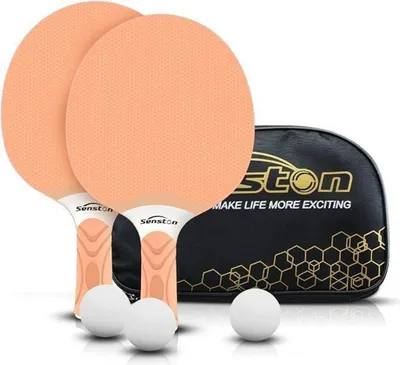 Image de Senston Set de raquettes de ping-pong avec 3 balles & sac de rangement