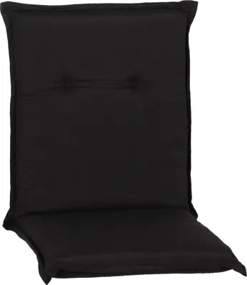 Produktbild von NYVI Niedriglehner Auflage Piemont - 98x46x8 cm Anthrazit - Extra Starker 8cm Sitzpolster - Gartenmöbel Auflage mit Halteband & Bindebändern