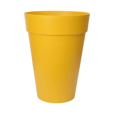 Produktbild von elho® Loft Pflanzgefäß Urban 35 hoch Ockergelb Ø 34 cm - Kunststoff