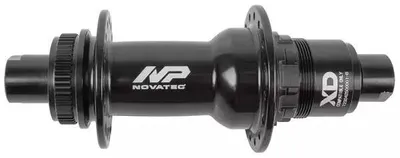 Produktbild von Scheibenbremshinterradnabe, schwarz, NOVATEC, "J-Bend", Indu