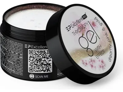 Produktbild von Excellent PRO Excellent Pro | Aufbaugel - Verschönernde Grundierung Für Hybridlacke - Thixotropy Gel - Effect Dreamy Pink&gold  - Selbstglättend