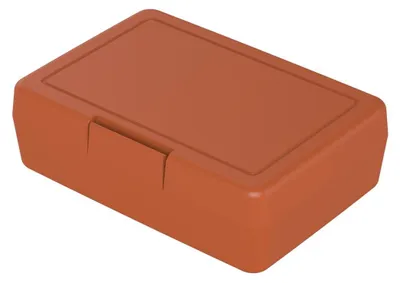 Obrázek produktu pro Box na oběd - dětský box na oběd z plastu bez BPA, ideální do školy i do práce, odolný box na oběd vyrobený v Německu - standardní oranžová barva