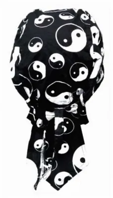 Produktbild von Bandana Yin Yang, Kopftuch Yin Yang, Bandana headscarf Yin Yang, Pañuelo pañuelo con Yin Yang, Foulard bandana avec Yin Yang