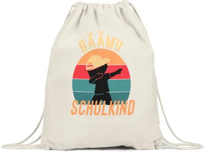 Produktbild von Bääm! Schulkind Turnbeutel Gymsack  Einschulung Geschenkidee Schulanfang Schuleinführung Dab