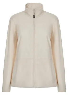 Productafbeelding van Mukua dames fleecejas, kleur ivoor, maat 38