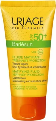 Image de Uriage - Fluide matant solaire SPF 50+ Bariésun Mat (Fluide Très Haute Protection) 50 ml 50ml