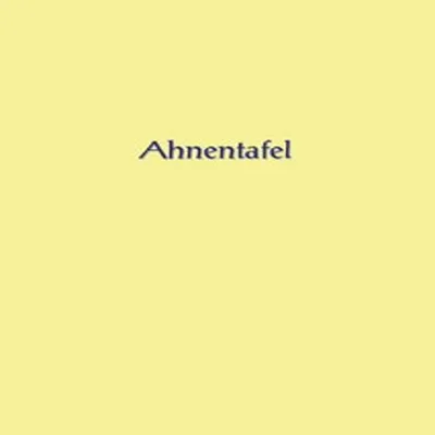 Produktbild von Ahnentafel zum Ausfüllen