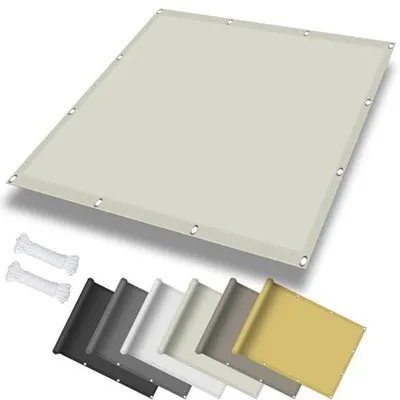 Produktbild von Famanu Sonnenschutzschirm 1,6 x 2,4 m - wasserdicht mit UV-Schutz