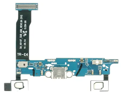 Produktbild von Samsung Galaxy Note 4 (SM-N910F) Lade Anschluss Buchse Eingang microUSB Mikrofon Flex Kabel