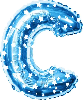 Produktbild von Oblique Unique Folien Luftballon Buchstabe C Kinder Geburtstag Baby Shower Party Deko Ballon - blau