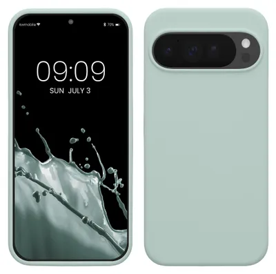 Produktbild von kwmobile Handyhülle für Google Pixel 10 Pro XL Hülle - Case Silikon - Kabelloses Laden - Schutzhülle Cover in Cool Mint