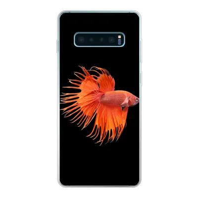 Produktbild von MuchoWow® Handyhülle Schutzhülle Hülle für Samsung Galaxy S10 Lite Fische - Wilde Tiere - Schwarz Silikon Softcase Handy Hülle - Schutz