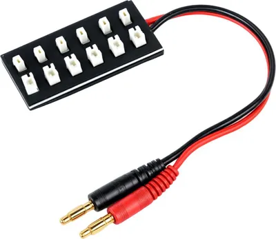 Produktbild von Paralleles 1S LiPo Ladeboard - Sicherungsnennleistung 1.5A
