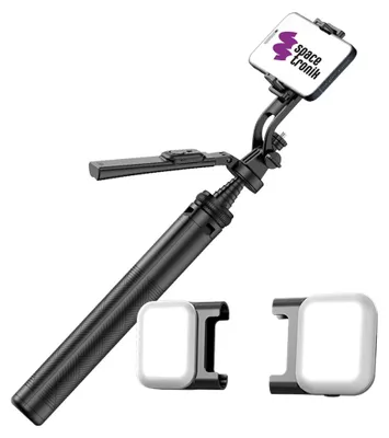 Obrázek produktu pro Sada: Selfie tyč Spacetronik + 2x LED světlo