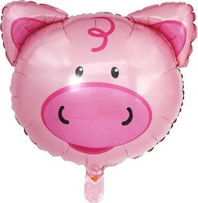 Obrázok produktu pre Fóliový balónik prasa 55x55cm - Cakesicq