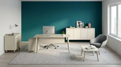 Produktbild von Designer Büro Set Schreibtisch Sideboard Kommode Modern Elegant