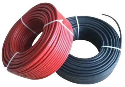 Zdjęcie produktu dla Kabel solarny, wysoka wytrzymałość na napięcie, trwała izolacja, przekrój 4 mm², długość 20 metrów