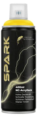 Produktbild von SPARK Sprühdose 400ml – Matte Sprühfarbe - Blitzgelb