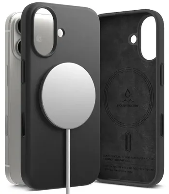 Zdjęcie produktu dla Etui Ringke Silicone Magnetic Magsafe Na Iphone 17 - Czarne