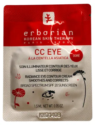 Image de Erborian BB Eye : Crème contour des yeux, correcteur, 1,5 ml *Échantillon