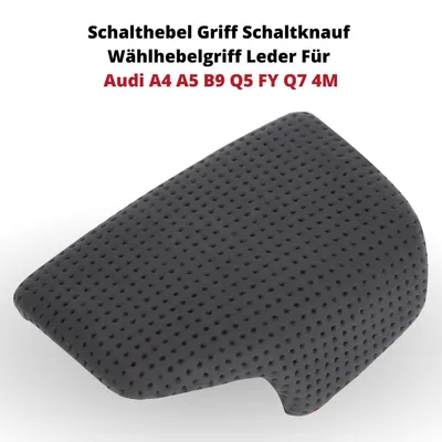 Produktbild von Schalthebel Griff Schaltknauf Wählhebelgriff Leder Für Audi A4 A5 B9 Q5 FY Q7 4M