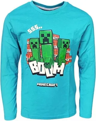 Obrázek produktu pro Minecraft BOOM Modrá halenka, velikost 128