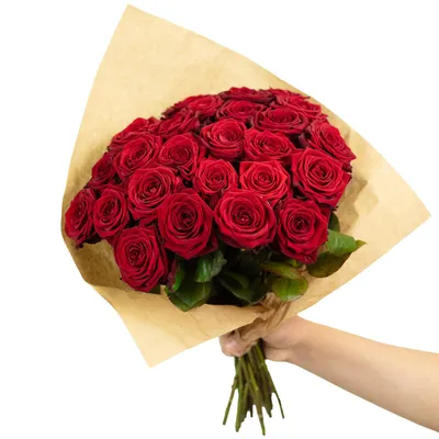 Produktbild von Blumenstrauß  'Red Passion' - 10 Stiele - Stiellänge ca. 50 cm - Strauß frischer Rosen