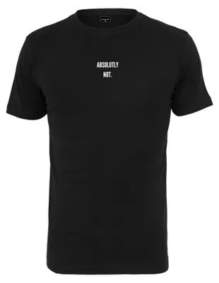 Immagine prodotto di Mister Tee - Maglietta da uomo "Absolutely Not" TN3470 (XS) (Nera)