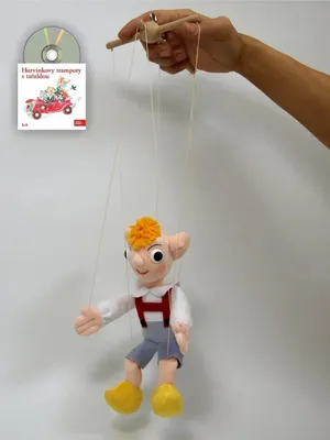 Produktbild von Hurvinek 25 cm, Textilmarionette +CD