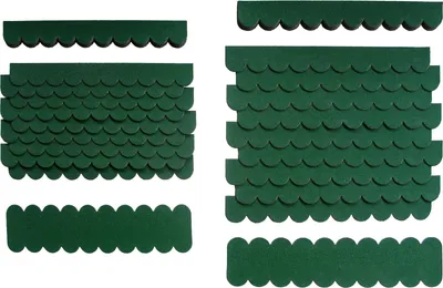 Produktbild von crash-marek, Mini Dachschindeln, grün, Bitumen, Pappe, Vogelhäuser, Kanichenstall, Bausatz, Spielhaus, Brunnen, Vogelhaus, Vogelvilla, Mähroboterunter