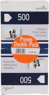 Immagine prodotto di Goldbuch Angoli fotografici 2x500 Confezione doppia di colla fotografica