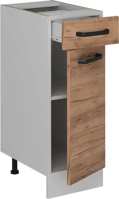 Produktbild von Küchenunterschrank Vicco R-Line Goldkraft Eiche 30 cm ohne Arbeitsplatte, Model 52260