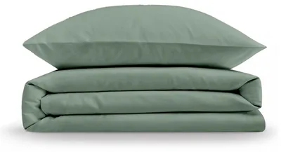 Produktbild von Bettwäsche Bierbaum Mako Satin 3899-30 salbei unifarben 135x200