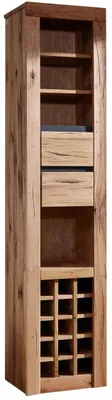 Produktbild von MASSIVMOEBEL24.DE Weinregal 42x35x191 Wild-/Zerreiche natur geölt MONTREUX #125