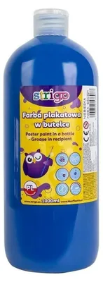 Produktbild von Farba plakatowa Strigo 1000 ml niebieska