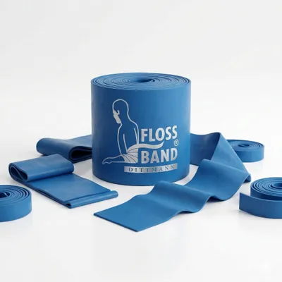 Produktbild von Dittmann Floss-Band® - blau oder schwarz - Schwarz