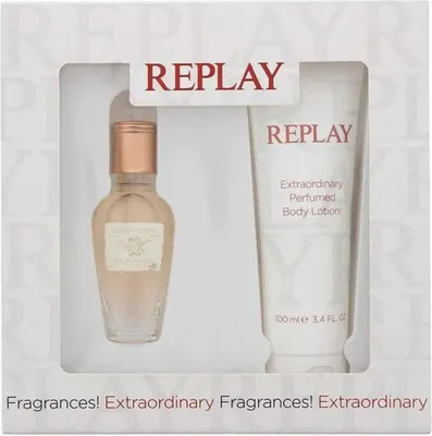 Productafbeelding van Replay Jeans Original For Her geschenkset EDT 20 ml + bodylotion 100 ml