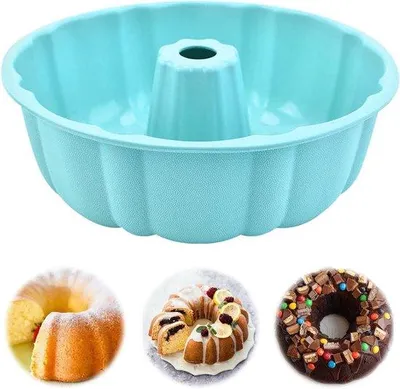 Produktbild von Silikonform 24 cm - Ideal für Kuchen, Brot und Gebäck - Langlebiges und flexibles Backwerkzeug