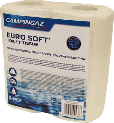 Obrázok produktu pre CAMPINGAZ Špeciálny toaletný papier pre chemické toalety euro soft (4 role) 2000030207