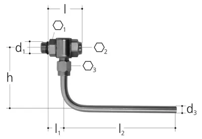 Produktbild von Georg Fischer Probenentnahmeventil JRG 7306, DN8, R 1/4", PN16, Rotguss, 1 Stk.