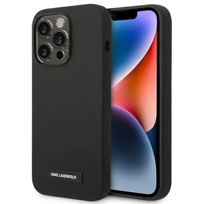Immagine prodotto di Karl Lagerfeld Klhmp14Lslmp1K Custodia rigida per Iphone 14 Pro 6,1 Czarny/Nero Placca in silicone Magsafe