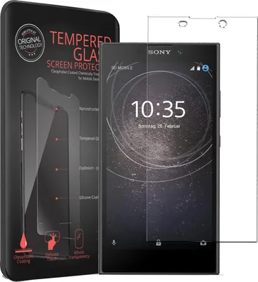 Produktbild von 2x Panzerglas für Sony Xperia L2 Glas Folie Displayschutz Schutzfolie
