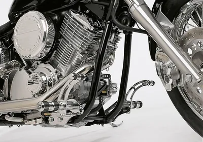 Produktbild von FALCON Round Style Fußrastenanlage fÃ1/4r XVS650 Drag Star 4VR/4XR für XVS650 Drag Star 4VR/4XR