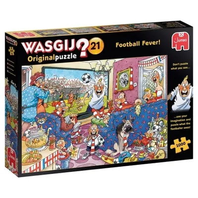 Zdjęcie produktu dla Wasgij Original 21 Football Fever! Puzzle 1000 elementów