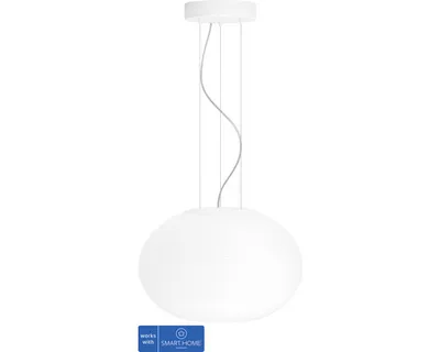 Obrázek produktu pro Philips Hue White and Color ambiance Závěsné osvětlení Flourish, Chytré závěsné svítidlo, Bluetooth/Zigbee, Bílá, LED, Sklo, Žárovky bez možnosti výměny