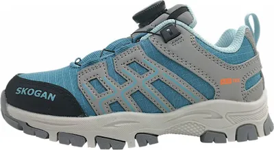 Image de Skogan Shari : Chaussures de sport pour enfants, chaussures de plein air, lacets, couleur bleue, modèle de loisirs