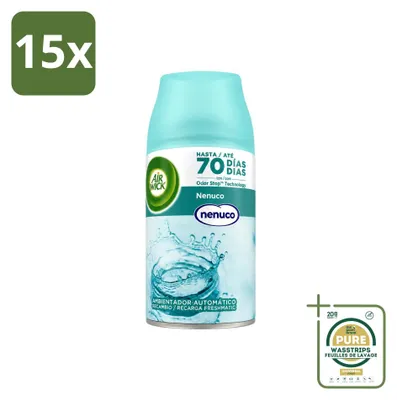 Productafbeelding van 15 x Air Wick Freshmatic navulling Nenuco, 250 ml - Voorraadverpakking - 15 stuks