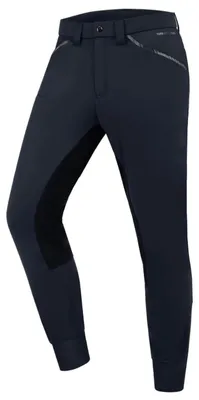 Produktbild von E.L.T Reithose Herren Matteo Classic Vollbesatz Herrenreithose Tiefblau 56